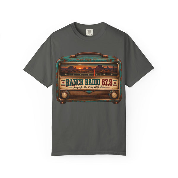 Ranch Radio 87.9 Vintage Western Graphic Tee – Comfort Colors®