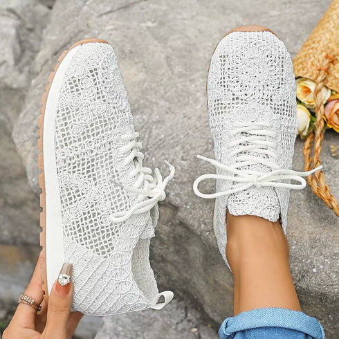 Round-toe lace-up sneakers — product image 5