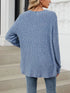 Lightweight ribbed button-up cardigan — product image 6