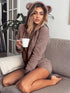 Bear Ear Hooded Romper - Fleece Style Plus Size - Twice The Charm Boutique