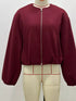 Women's Cropped Zip Up Jacket - Lined & Pocketed - Twice The Charm Boutique