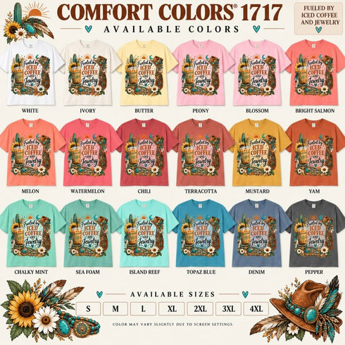 Iced Coffee & Jewelry Boho Southwestern Graphic T-Shirt - Detail View 2