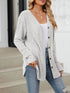 Lightweight ribbed button-up cardigan — product image 19