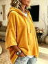 Women's Velvet Drawstring Hoodie - Pocketed Pullover - Twice The Charm Boutique