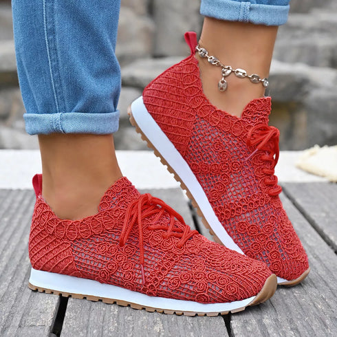 Round-toe lace-up sneakers — product image 14