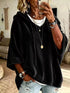 Women's Velvet Drawstring Hoodie - Pocketed Pullover - Twice The Charm Boutique