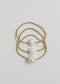 Three CanyonLeaf gold-filled conch-shell pieces shown together; listing includes one selected piece