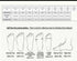 Supplier sneaker size chart with foot length and width values and an unconfirmed printed size 20 between 38 and 40