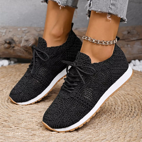 Round-toe lace-up sneakers — product image 6