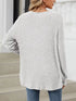 Lightweight ribbed button-up cardigan — product image 21