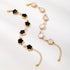 Gold-Plated Flower Bracelet - Adjustable Chain - Twice The Charm Boutique