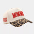 Leopard Baseball Cap - Embroidered Slogan Cotton Hat - Twice The Charm Boutique