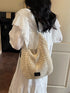 Cream White Crochet Shoulder Bag - Twice The Charm Boutique