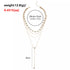 Rhinestone Choker Necklace - Multi-Layer Gold-Plated Style - Twice The Charm Boutique