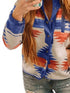 Women's Geometric Jacket - Button Front & Pockets - Twice The Charm Boutique