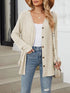 Lightweight ribbed button-up cardigan — product image 24