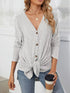 Lightweight ribbed button-up cardigan — product image 17
