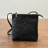 Black RockCow T25017 phone crossbody with top zipper and small front pocket