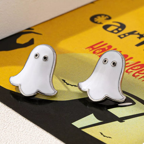 Halloween Ghost Stud Earrings - 2 Pair Set - Twice The Charm Boutique
