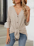 Lightweight ribbed button-up cardigan — product image 10