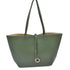 Dark green Kendra reversible tote with long handles — gallery image 51