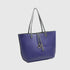 Blue-purple side of the Kendra reversible tote with gray handles — gallery image 43