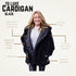 Pretty Rugged Black TS Luxe cardigan feature guide showing hood, pockets and reversible SatinTex lining