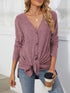 Lightweight ribbed button-up cardigan — product image 30