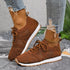 Round-toe lace-up sneakers — product image 12