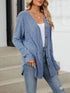 Lightweight ribbed button-up cardigan — product image 2