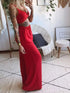 Women's Butterfly Print Two-Piece Set - Wide-Leg Pants - Twice The Charm Boutique