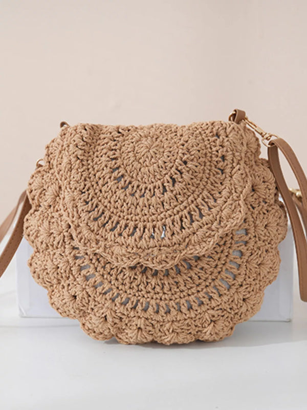Off-White Crochet Crossbody Bag - Twice The Charm Boutique