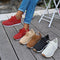 Round-toe lace-up sneakers — product image 1