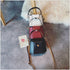 Mini bucket bag color assortment with top handles and long straps