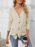 Lightweight ribbed button-up cardigan — product image 23