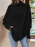 Cable Knit Turtleneck Cape Sweater - product image 10