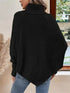 Cable Knit Turtleneck Cape Sweater - product image 11
