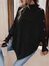 Cable Knit Turtleneck Cape Sweater - product image 14