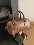 Vintage-inspired mini barrel crossbody bag — product image 3