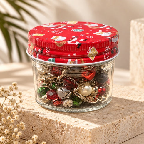 Christmas Mystery Jewelry Jar – Festive Mixed Pieces - Twice The Charm Boutique