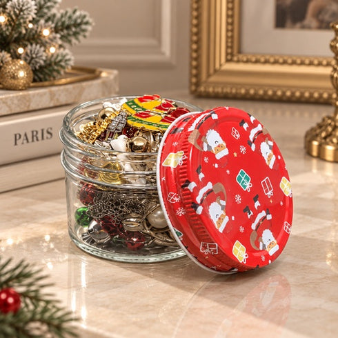Christmas Mystery Jewelry Jar – Festive Mixed Pieces - Twice The Charm Boutique