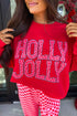 Christmas Slogan Plaid Top & Pants Two-Piece Set - product image 2