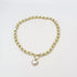 Chunky Pearl Heart Pendant Necklace