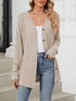 Lightweight ribbed button-up cardigan — product image 7
