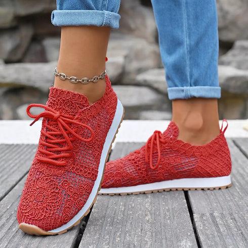 Round-toe lace-up sneakers — product image 17
