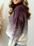 Gradient Turtleneck Sweater - Stretchy Long Sleeve - Twice The Charm Boutique