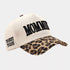 Leopard Baseball Cap - Embroidered Slogan Cotton Hat - Twice The Charm Boutique
