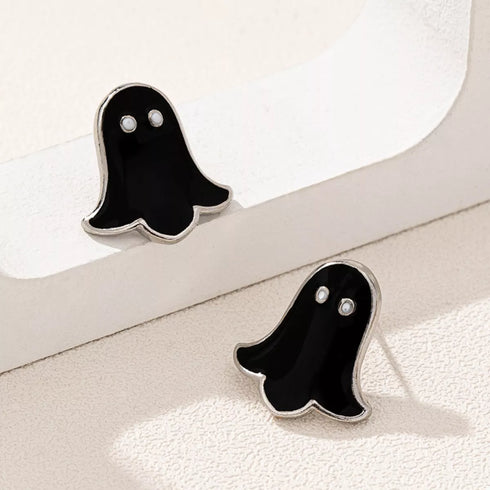 Halloween Ghost Stud Earrings - 2 Pair Set - Twice The Charm Boutique