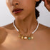 Pearl Charm Necklace - Ocean-Inspired Gold-Plated Style - Twice The Charm Boutique