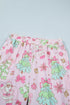 Christmas Pajama Set - Button Front & Ruffle Detail - Twice The Charm Boutique